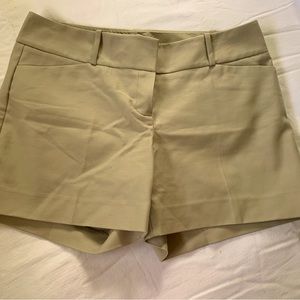 New. Khaki colored shorts. Size 8.